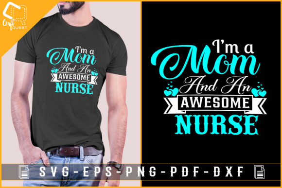 Mom Nurse Design: Graphics for Crafts & Sales
