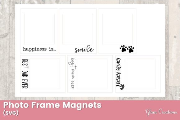 Photo Frame Magnets: Graphics for Crafts & Brands